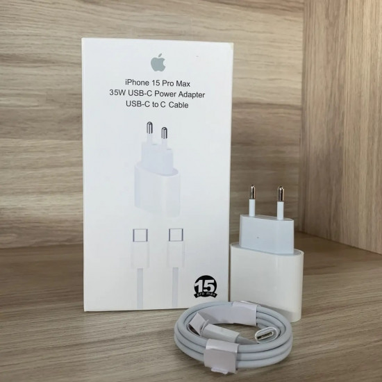 Зарядний пристрій USB-C блок живлення 35W з кабелем Type-C Вінниця - фото 2