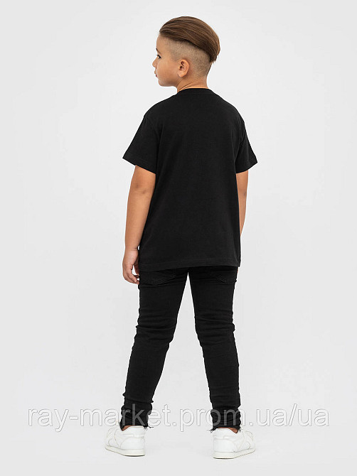 Футболка дитяча базова Stedman Classic-T Kids для хлопчиків чорна (ST2200M-BLO) Київ - фото 4