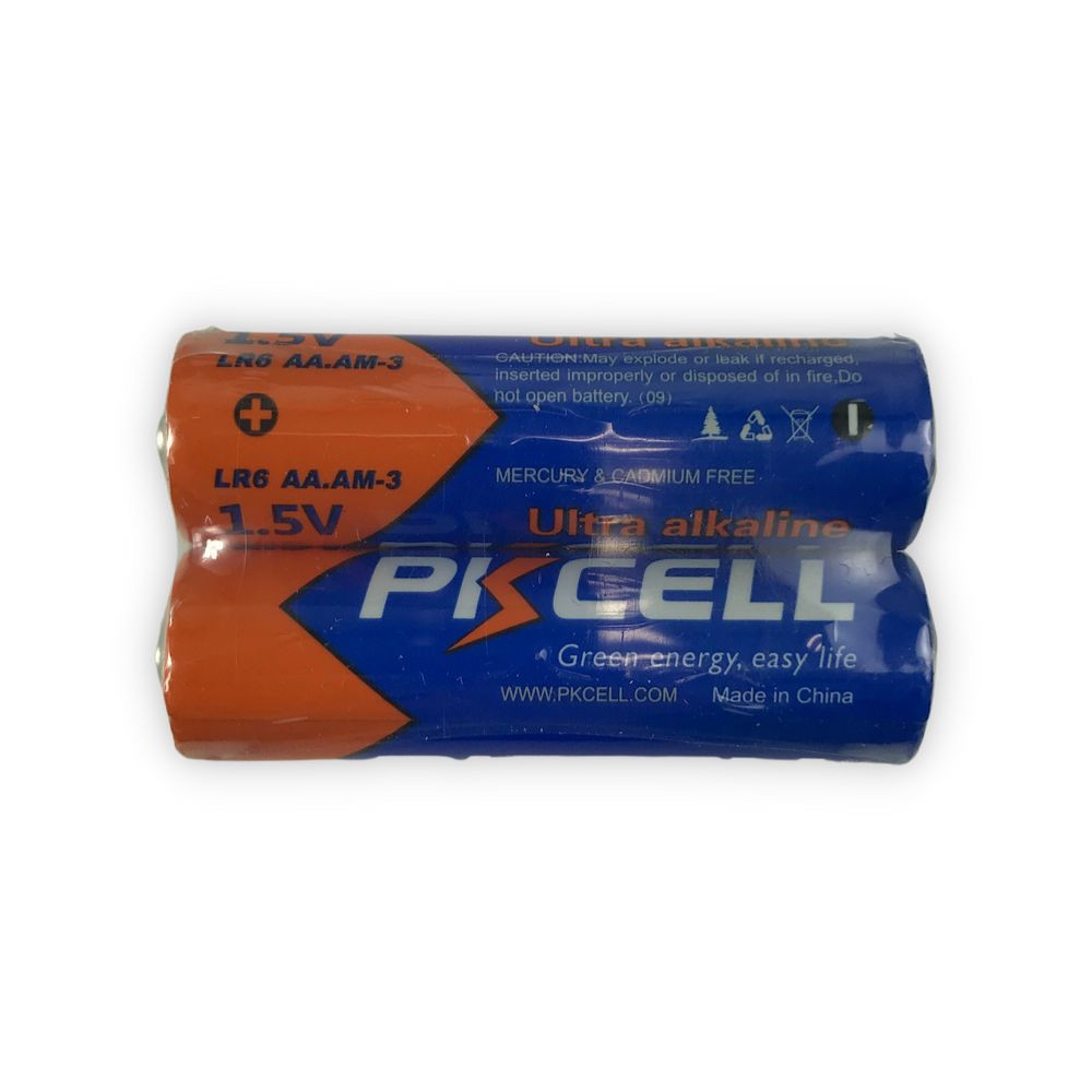 Комплект з 20 батарейок PKCELL Ultra Alkaline AA LR6 1.5V по 2шт./плівка Київ - фото 3