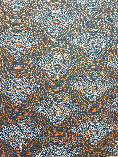 Шпалери флізелінові еко Khroma Zoom Bahia 0.53х10.05 геометрія смуги напівкола східний малюнок різні кольори Київ - фото 3