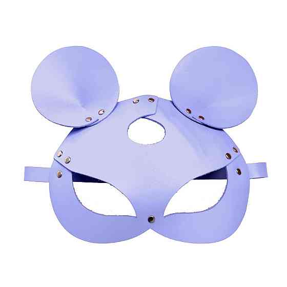 Шкіряна маска мишки Art of Sex - Mouse Mask, колір Лавандовий Sex Aura Київ