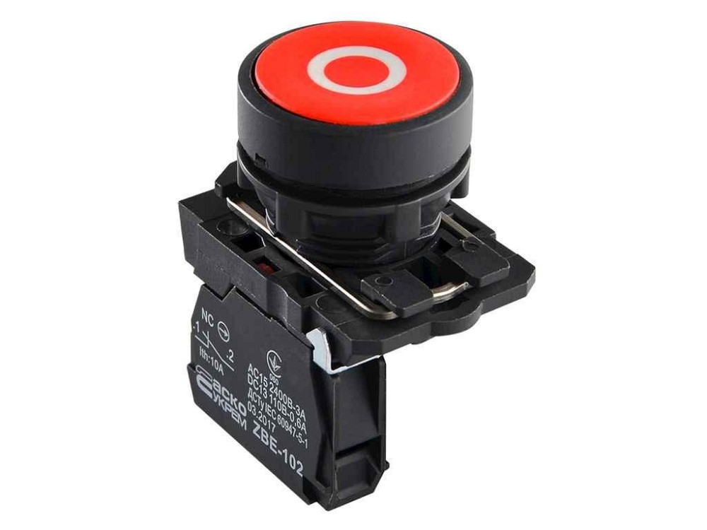 Кнопка Стоп червона TB5-AA4322 ТМ АСКО Київ - фото 1