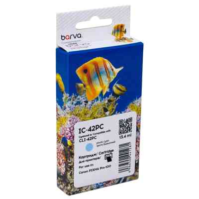 Картридж Barva Canon CLI-42PC (6388B001) 900sh, light cyan (IC-42PC) Вінниця