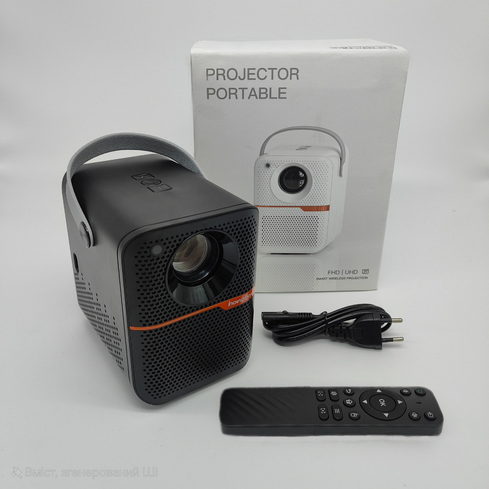 Проектор HONGTOP 4K Android 11, WiFi, Bluetooth для домашнього кінотеатру Клевань - фото 1
