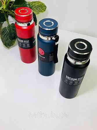 Термос «БК» 1000 мл утримання тепла до 12 годин чорний Київ