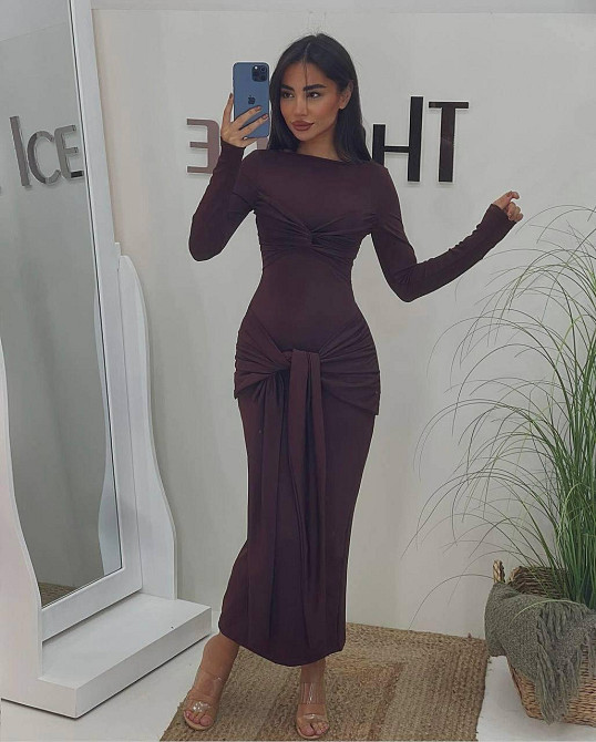 Жіноча стильна романтична сукня крепдайвінг Одеса - фото 1