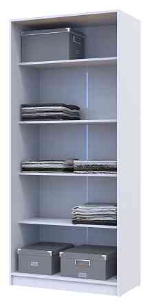 Шкаф распашной с полками Doros Промо 90х48х204 см Белый (DRS-011201) Днепр