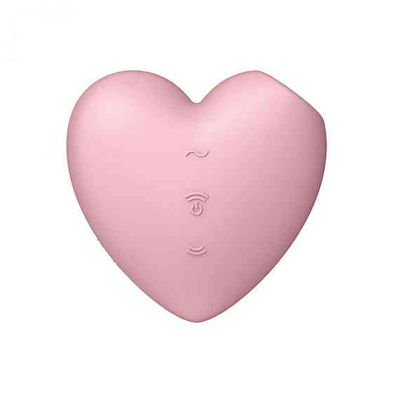 Вакуумный стимулятор - Satisfyer Cutie Heart Light Red Sex Aura Киев