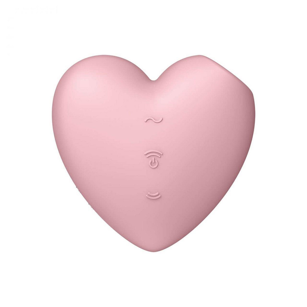 Вакуумний стимулятор - Satisfyer Cutie Heart Light Red Sex Aura Київ - фото 5