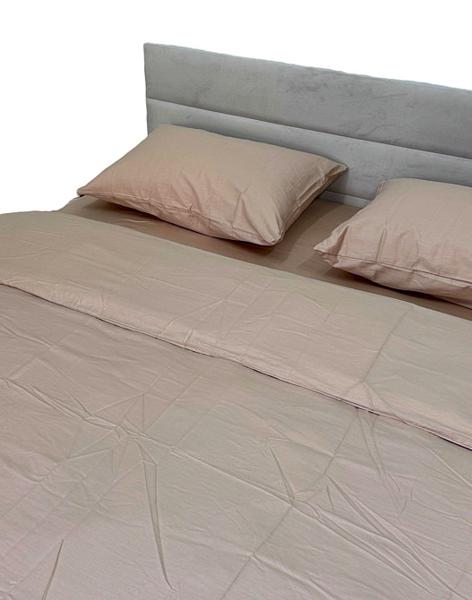 Ecotton Комплект наволочок Ecotton 50х70 см із сатину 2 шт (арт. 14-1210) Shifting Sand кремови Коломия - фото 3