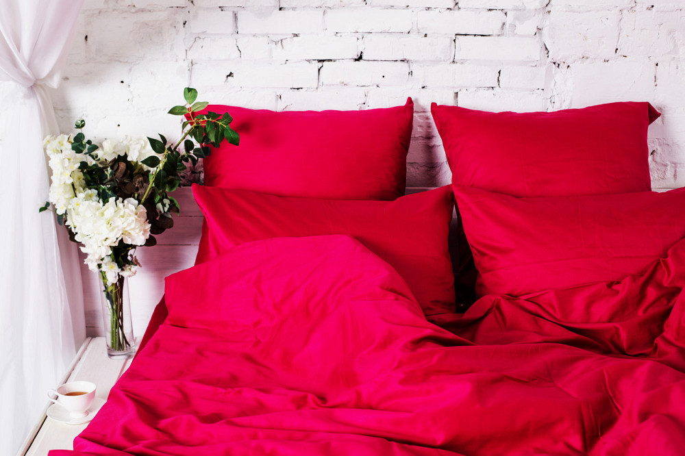 Ecotton Наволочка Ecotton 40х40 см із сатину червоного кольору Коломия - фото 2