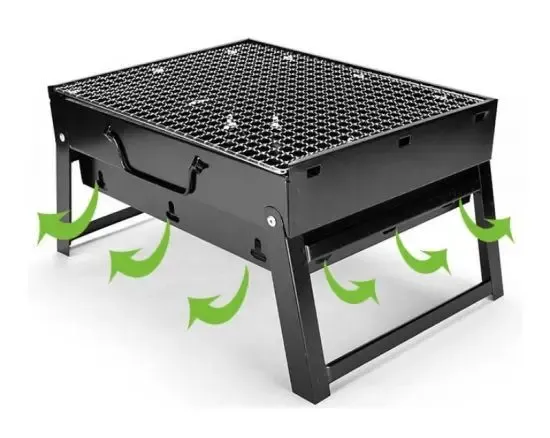 Складной мангал гриль, барбекю 35 x 27 x 20 см Коломия