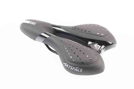 Сидіння MTB 270x160мм, чорно-сіре "GEL" Київ