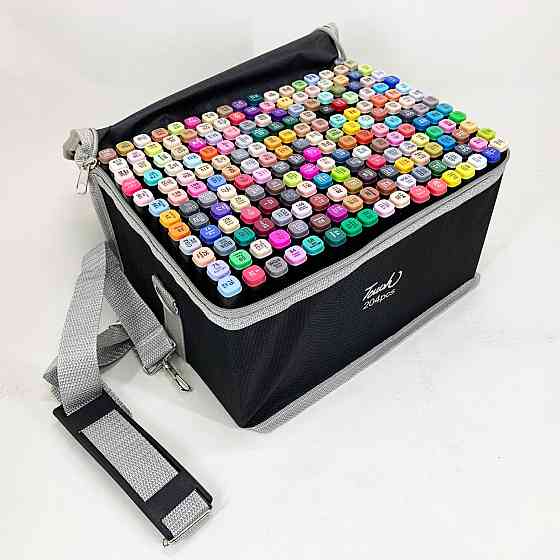 Маркери з обох сторін для малювання 204, Двосторонні спиртові маркери для малювання UA-18 Львів