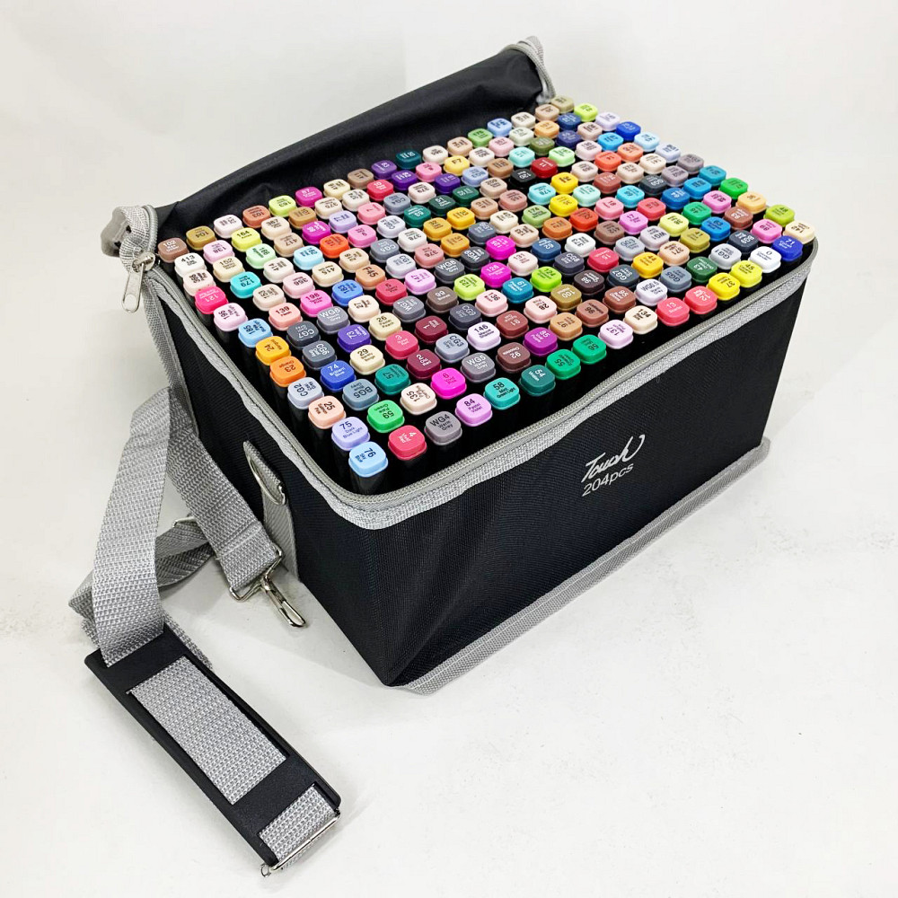 Комплект двухсторонних маркеров, Профессиональные фломастеры маркеры по номерам, Набор скретч маркеров UA-18 Львов - изображение 3