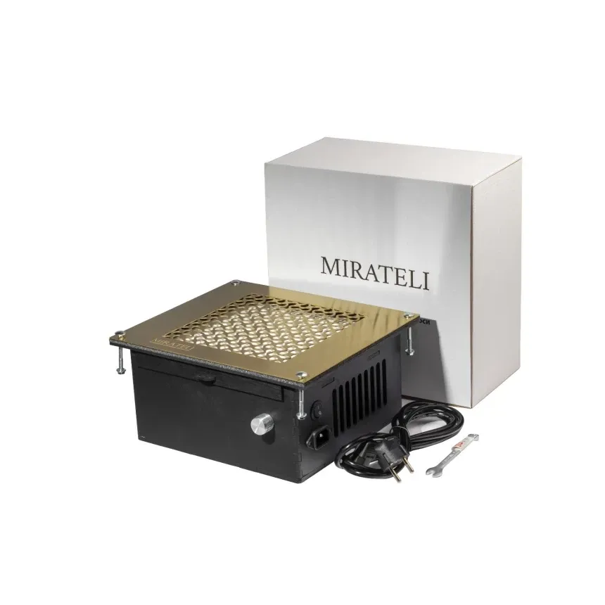 Витяжка врізна для манікюру SV 500 з Нера фільтром професійна (решітка нержавіюча золото) Київ - фото 1