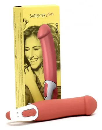 Потужний вібратор Satisfyer Vibes Master, гнучкий літій силікон, 12 режимів роботи, діаметр 46 мм Львів