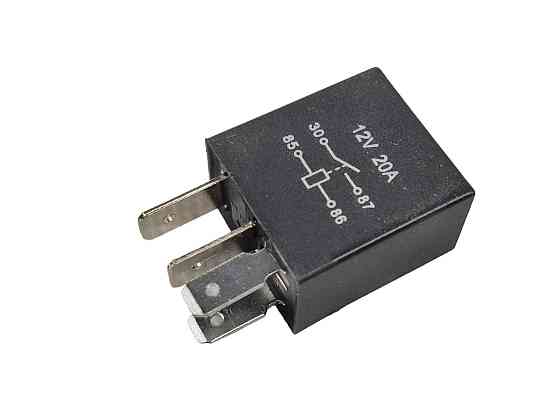 Реле контакту 12В 20А 1118, 2170 Ланос, Сенс (Т образний вихід в блок) 4 Мукачево