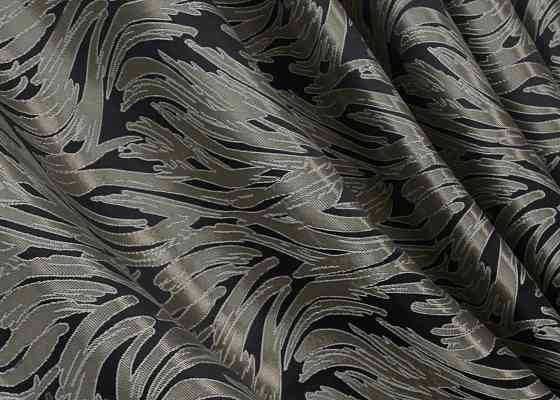 Комплект готовых штор VR-Textil Жаккард Magic № 1611ш Графитовый с бежевым 145х270 см 2 шт (33-0462) Киев