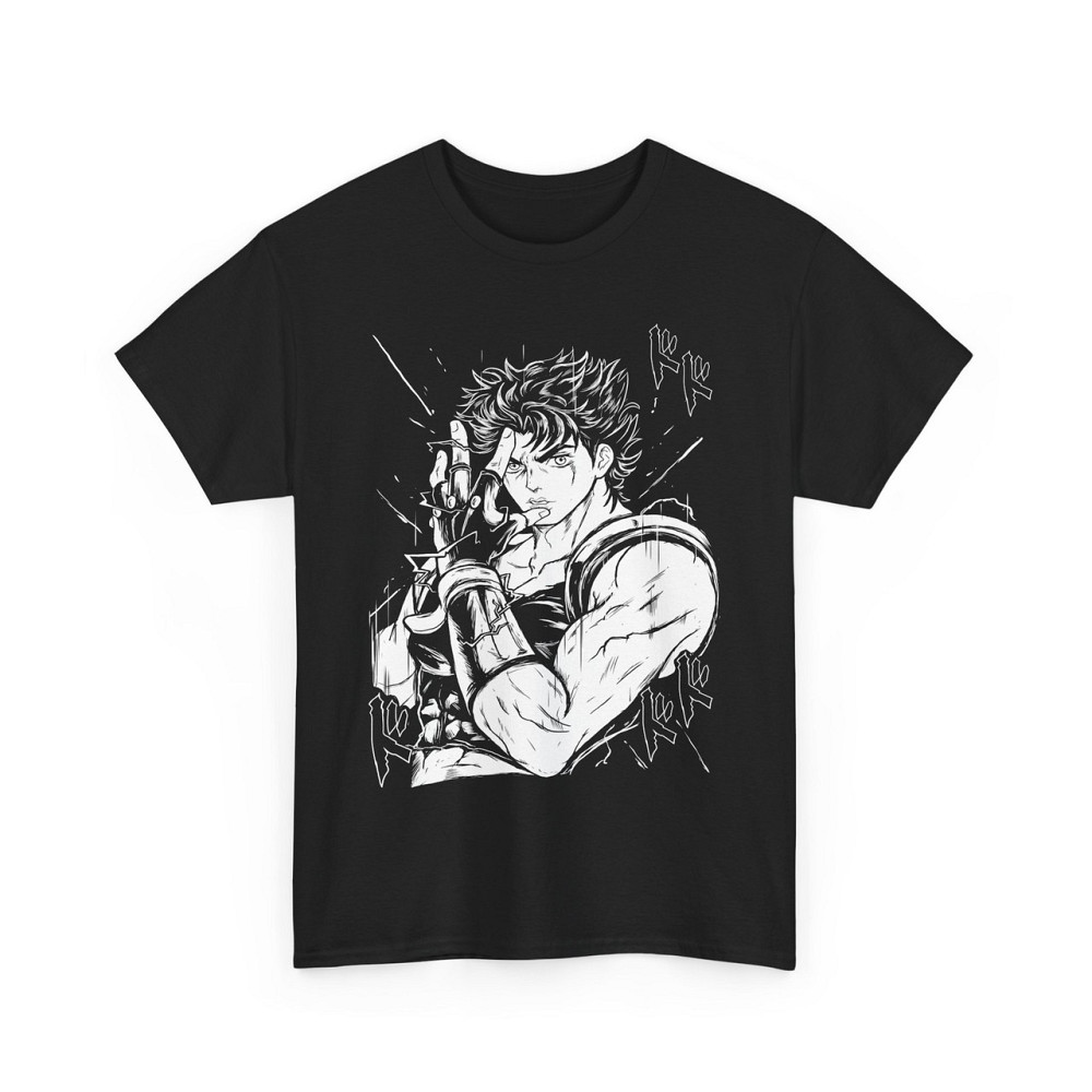 Футболка для хлопчика з аніме принтом Джоджо С Бізарре Адвентуре оверсайз (зріст від 165 до 180) Чорний AnimeJ0288m Дніпро - фото 6