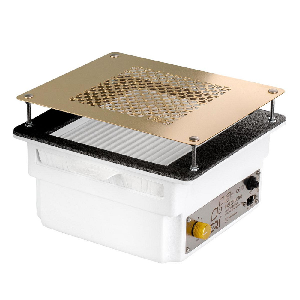 Вбудовувана манікюрна витяжка Teri 800 біла (решітка золото) Київ - фото 1