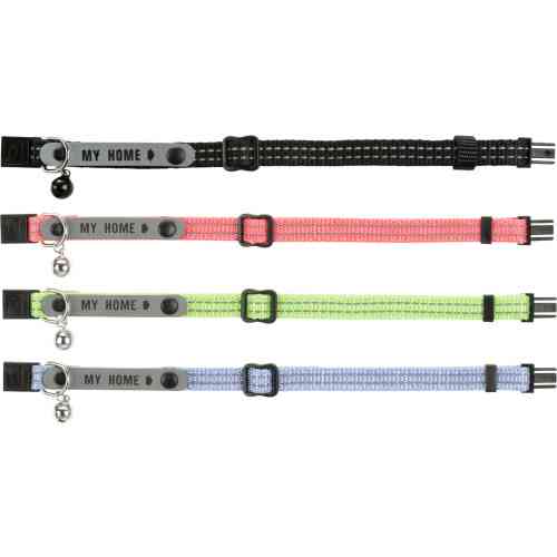 Ошийник Trixie для котів Мій дім світловідбиваючий з адресником Київ