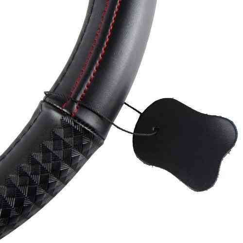 Чохол на кермо VLOD-24LC10 BK/RD M чорний/БО/шкіра Харків