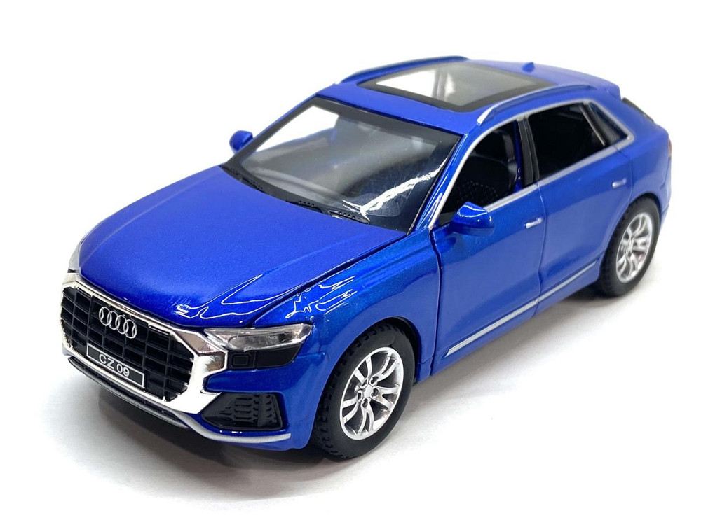 Машинка металева TK Union Group Audi Q8 1:32 світло звук відчиняються двері Синя (GT-08198) Чернігів - фото 1