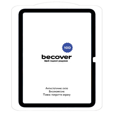 Скло захисне BeCover 10D Apple iPad 10.9" 2023 Black (710576) Вінниця - фото 2