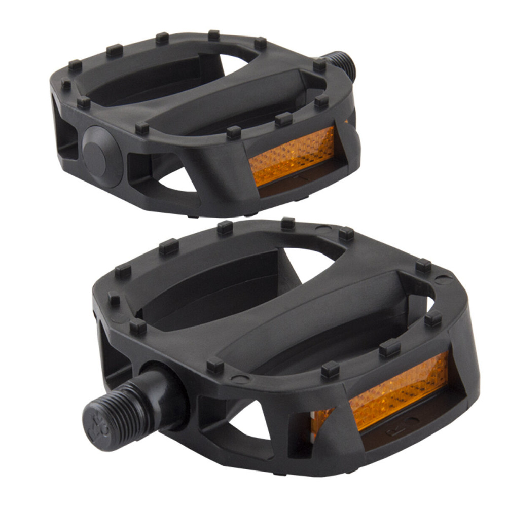 Велосипедні педалі Grey's із поліпропілену, чорні, 1 пара GR14190 Київ - фото 1