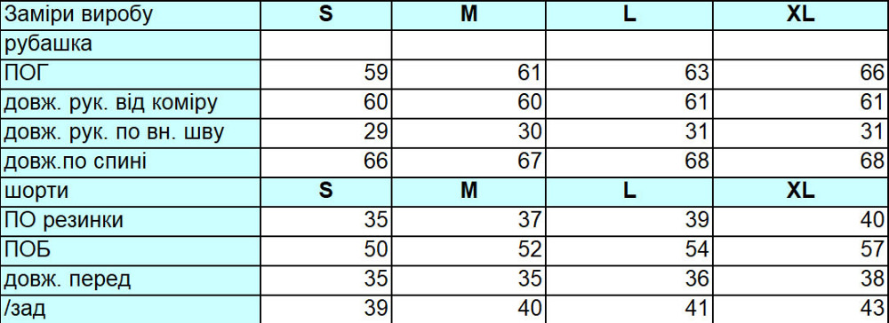 Костюм-двійка жіночий літній креп-жатка Блакитний M Харків - фото 4