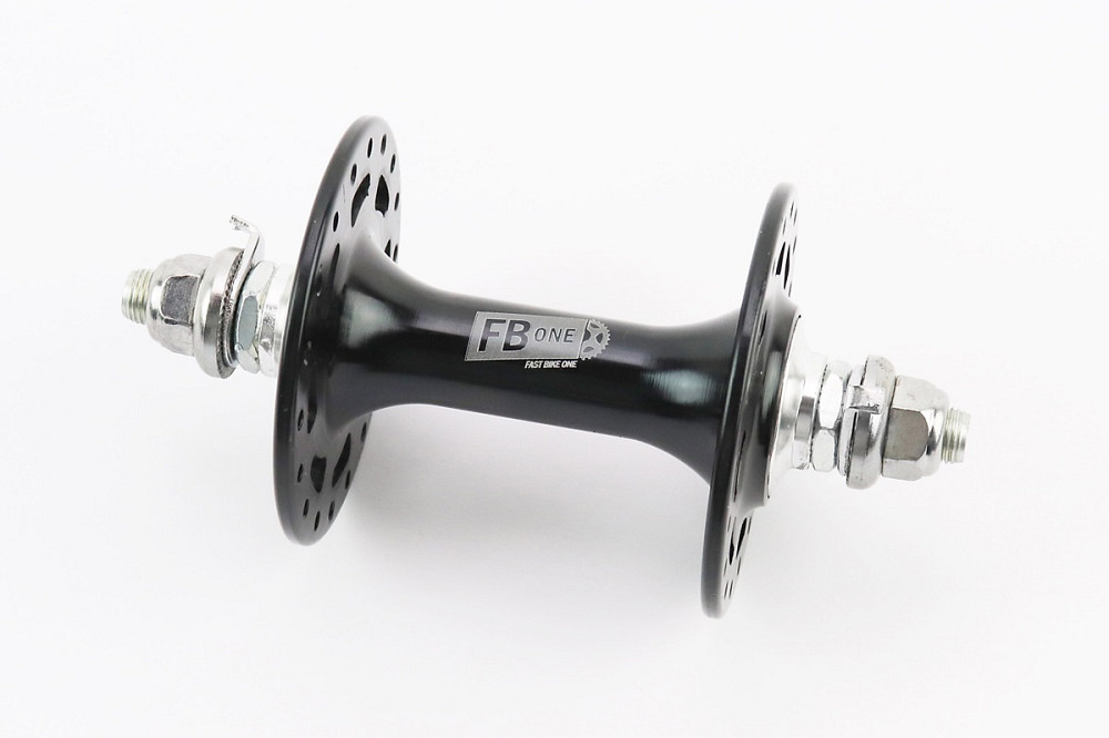 Втулка передня FIX алюмінієва 14Gx36H, 2 пром-підшипники 6000 2RS, під гайку, чорна FB-A266В Київ - фото 1