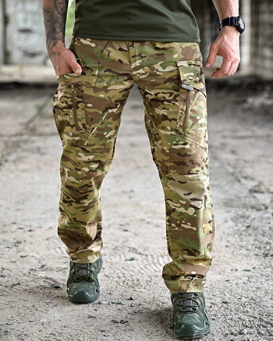 Стрейчеві тактичні штани OBLIVION мультикам ДЛ7212 Одеса - фото 3