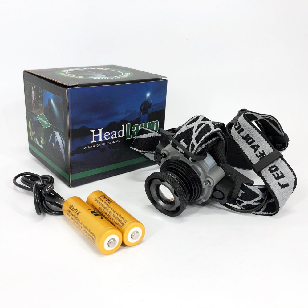 Фонарь для спасателей на голову BL-W002, Портативный светодиодный налобный фонарь KP-48 Львов - изображение 1