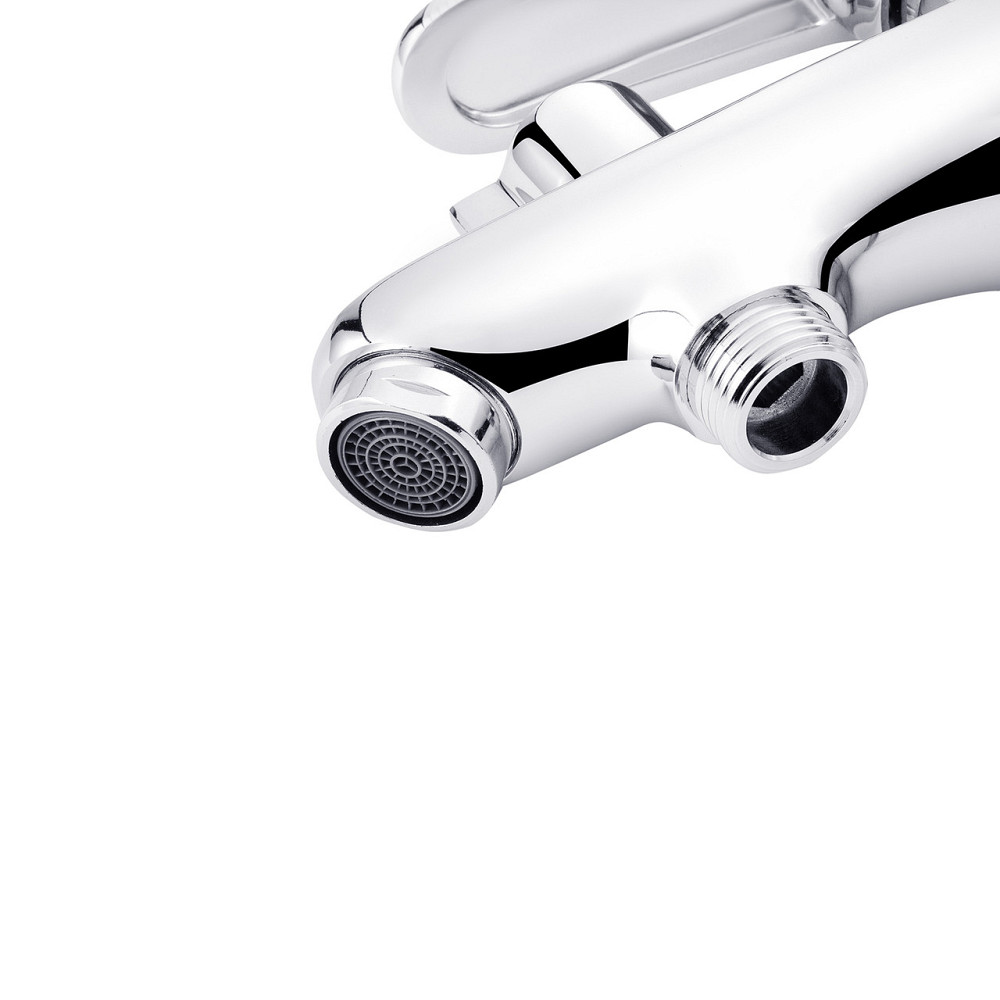 Змішувач для раковини Kroner KRM Elbe - C015 з гігієнічним душем Київ - фото 6