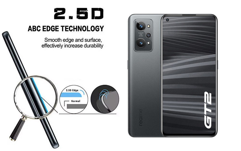 Захисне скло ArmorGlass для Realme GT2, Realme GT2 Pro – стійке до подряпин та ударів Київ - фото 2