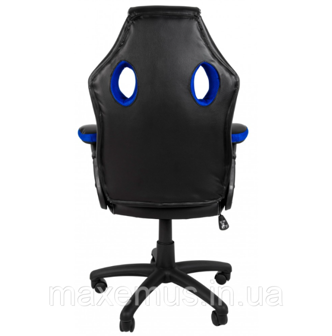 Компьютерное кресло с сетчатой спинкой YS-6056 мягкое офисное кресло для работы за ноутбуком синее Мостиска - изображение 6