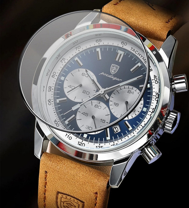 Годинник чоловічий наручний Poedagar Innova Steel (2 ремінці) Вінниця - фото 5