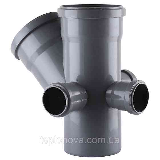 Хрестовина VSplast 2пл перех 110х110х45°+3 (50х90°) відведення зліва, праворуч, ззаду Чернівці