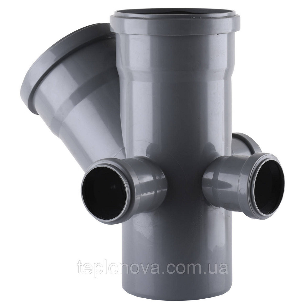 Хрестовина VSplast 2пл перех 110х110х45°+3 (50х90°) відведення зліва, праворуч, ззаду Чернівці - фото 1