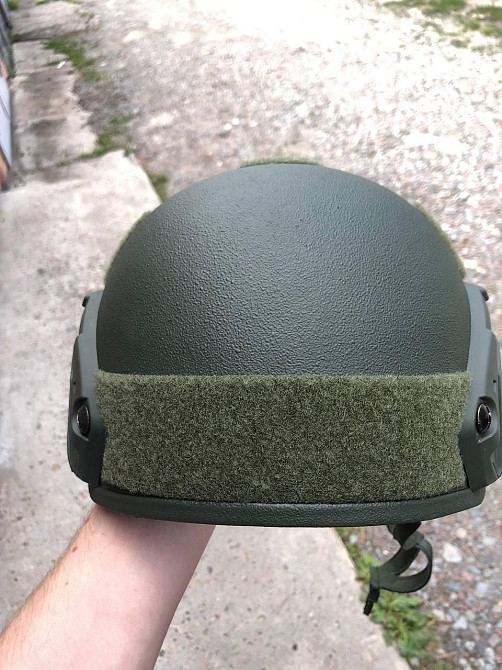 Шолом кевларовий Fast балістичний 3A Каска (розмір універсальний) Зелений Вінниця - фото 3