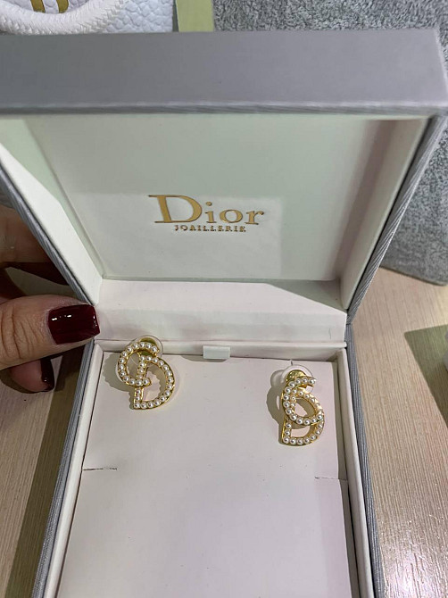 Діор  сережки / Dior Одеса - фото 1