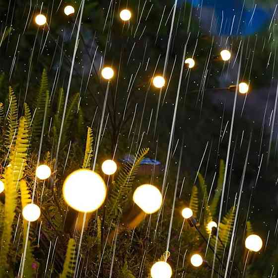 Садовий світильник із сонячною батареєю 70см,8 LED SBR Київ