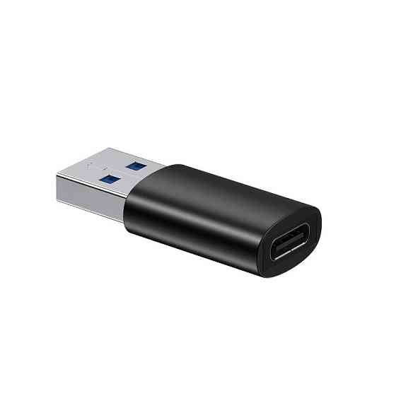 Адаптер Baseus Mini OTG USB-C черный Киев