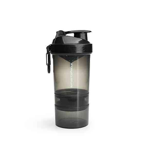 Шейкер спортивный для воды и спортивного питания SmartShake Original2GO 600ml Black Киев
