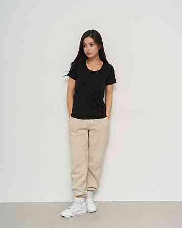 Футболка з віскози жіноча — Білий, Чорний — Ozkan 26976 XL Київ