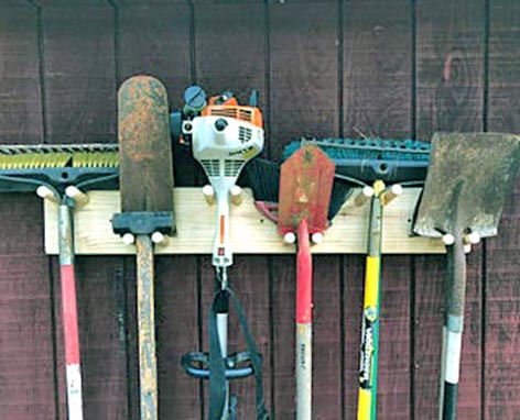 Органайзер для садового инвентаря 