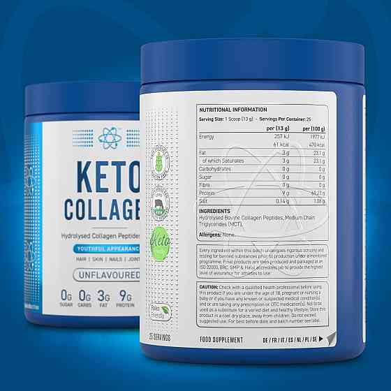 Колаген Applied Nutrition Keto Protein Powder Hydrolysed Collagen Peptides 325 g Луцьк