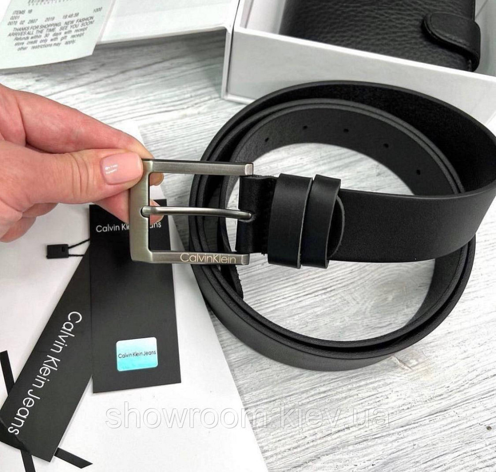 Чоловічий подарунковий набір портмоне та ремінь (481) Київ - фото 3