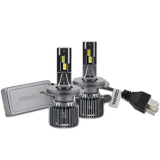 Автолампа Winso LED H4 12/24V 130Вт 11000Лм 6500K CSP3570 2шт Львів